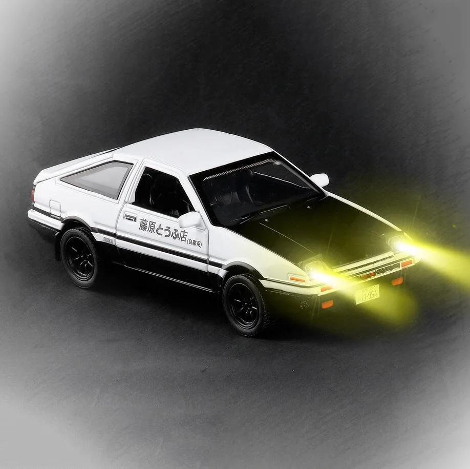 Модель спортивного автомобиля AE86 в масштабе 1/32 литая Игрушечная машина