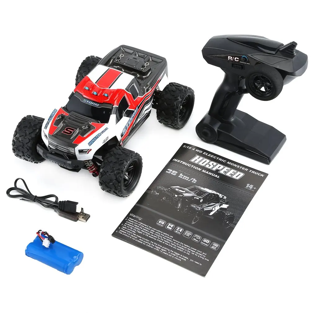 Радиоуправляемая машина 2 4G 1/18 Monster Truck машинка с дистанционным управлением