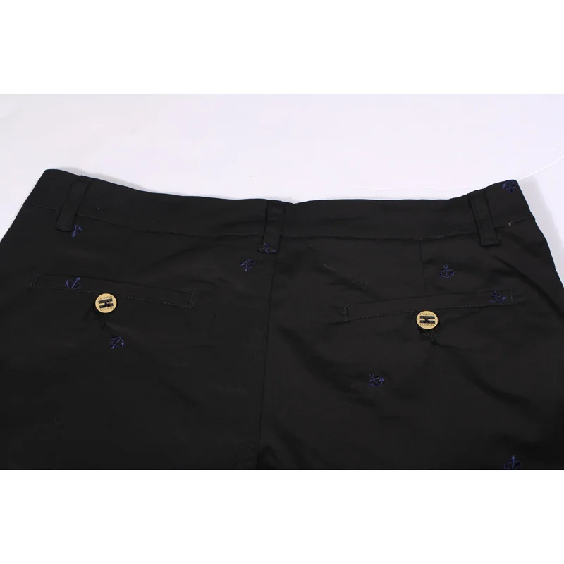Enjeolon Summer Casual Shorts Men Cotton Sim printing 2 Color Available Knee length High Quality K1039 | Мужская одежда
