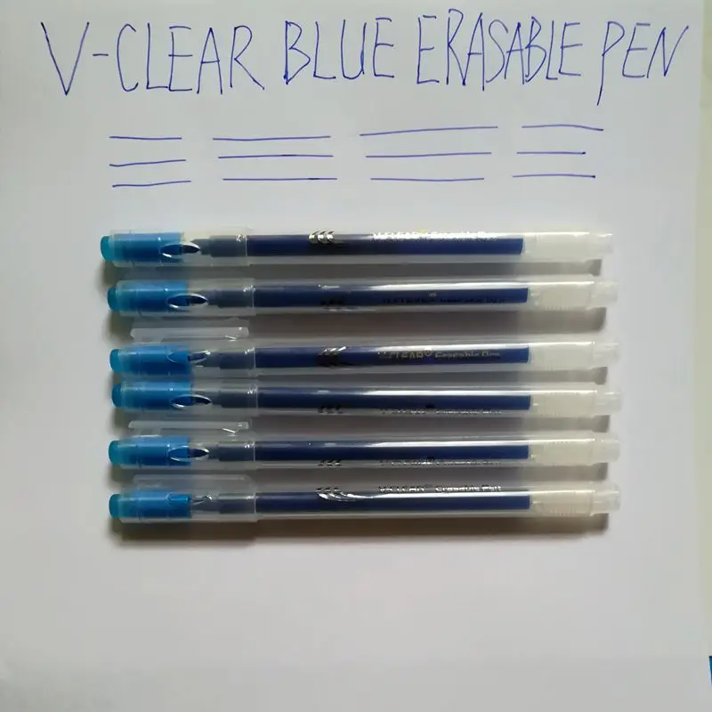 Гелевая ручка VCLEAR 6 шт. синяя искусственная гелевых стираемых ручек подарок