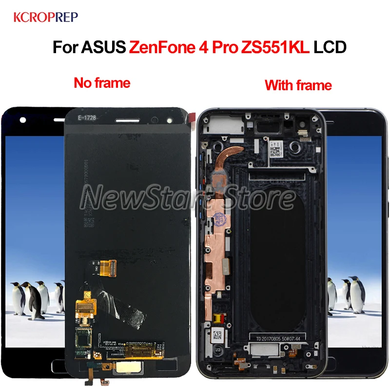 ЖК дисплей с сенсорным экраном и дигитайзером в сборе для ASUS ZenFone 4 Pro ZS551KL 5 дюйма