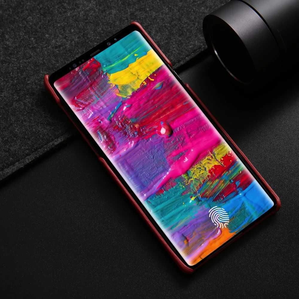 Чехол CYBORIS для Samsung Note 9 чехол из натуральной кожи Galaxy S9 Plus S задняя крышка коровьей