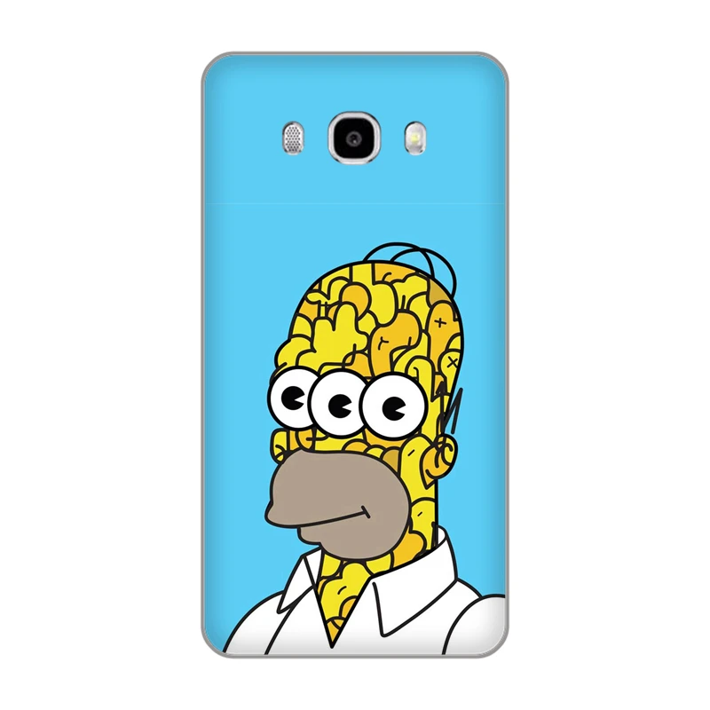 Мягкий чехол для телефона из ТПУ с рисунком Симпсонов samsung Galaxy S4 S5 S6 S7 S8 S9 edge S10 Lite
