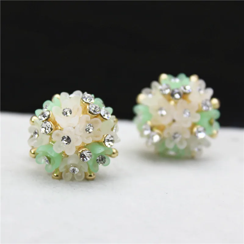 Горячая распродажа! бренд Jewery роскошный кристалл с двойной имитация серьги для