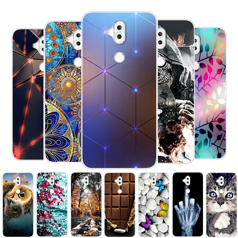 Чехол Для Zenfone 5 Lite чехол для Asus ZC600KL силиконовый из ТПУ мягкая задняя крышка