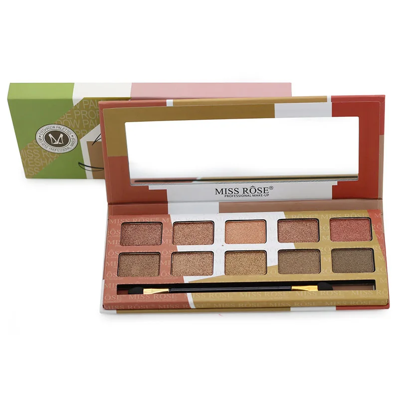 Телесный 10 цветов Тени для век Maquiagem Палитра матовый косметический набор макияжа