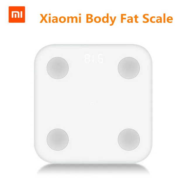 Оригинальные смарт весы Xiaomi Mi 2 приложение Mifit и монитор состава тела со скрытым