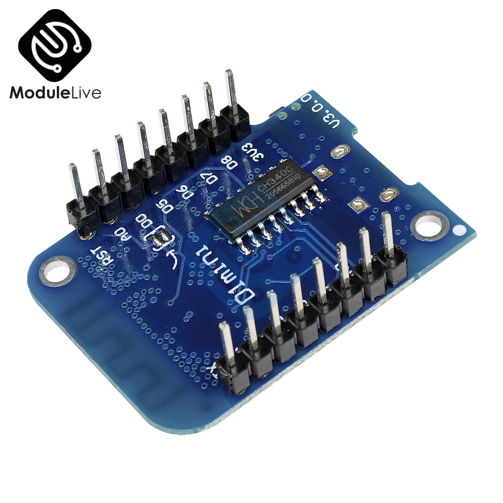 Макетная плата Wemos D1 Mini V3.0.0 на основе ESP8266 CH340 CH340G 4 Мб для Arduino V2 Micro Internet of