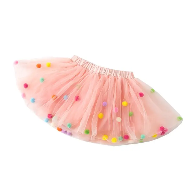champagne 1PXSkirt Юбка-пачка для девочек, темно-синяя юбка-пачка фиолетового цвета, праздничная юбка принцессы комплект с ободком для волос, детская юбка-пачка для девочек пышная мини-юбка-пачка в горошек с радугой розового цвета - Цвет: champagne 1PXSkirt