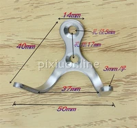 1pc sale yt792x clothes hook stainless steel hook double hook free shipping russia