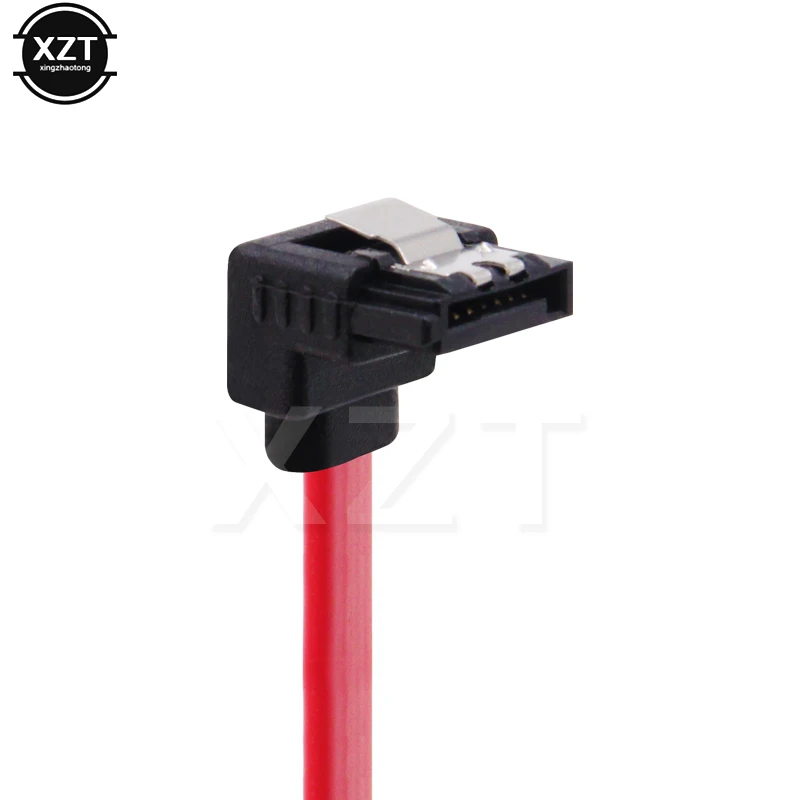 1 шт. горячая Распродажа SATA кабель с прямым углом последовательная Блокировка
