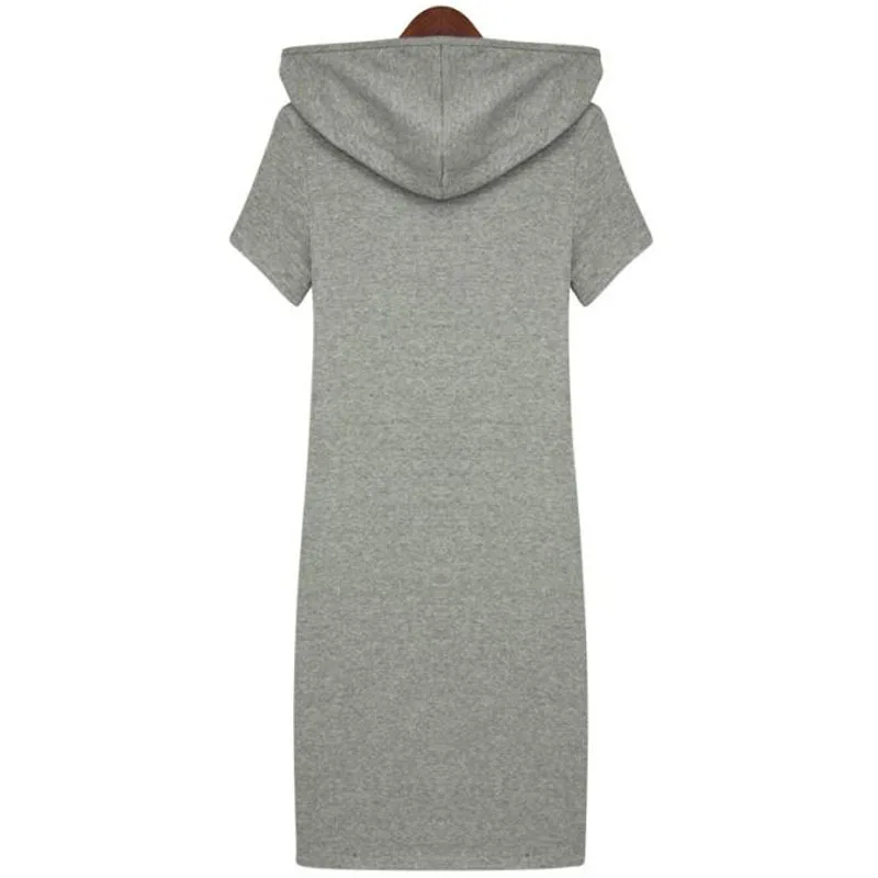 Женское облегающее платье с капюшоном и принтом букв повседневные свободные