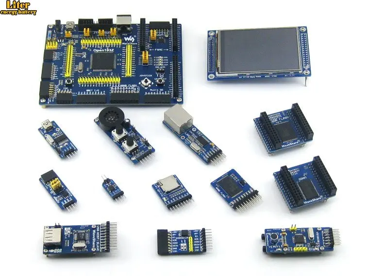 STM32 доска STM32F103ZET6 STM32F103 ARM Cortex M3 макетная плата + 12 шт. аксессуар модуль Наборы = Open103Z