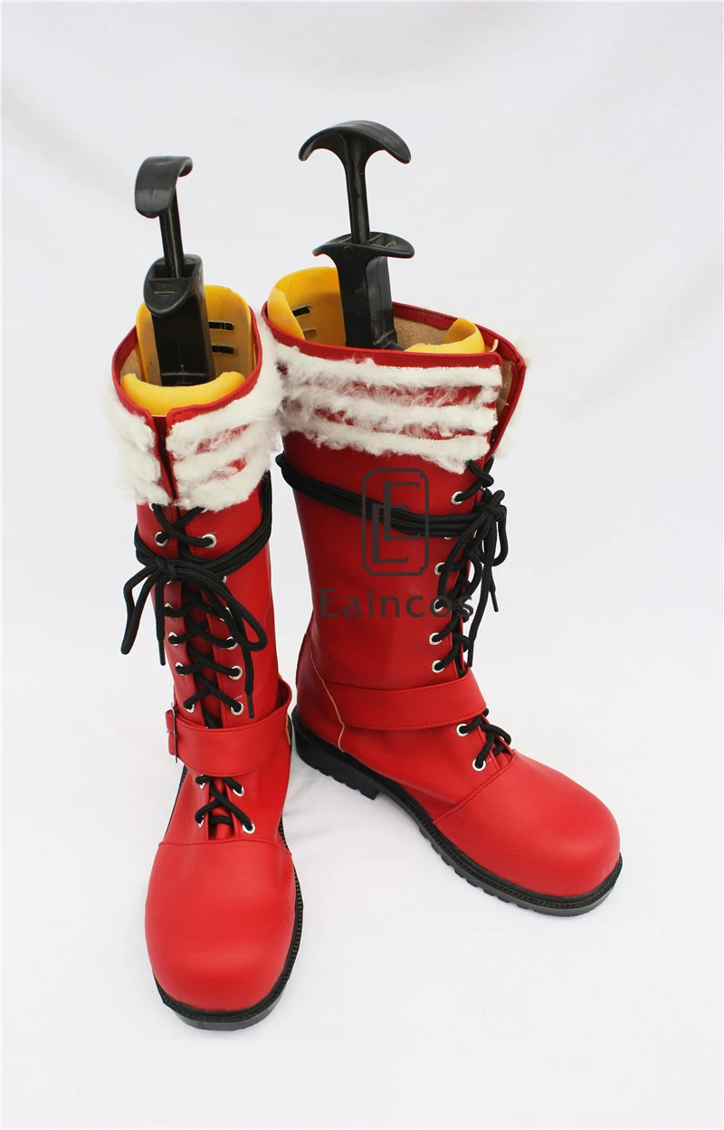 Аниме Ao no Exorcist Okumura Rin Cosplay вечерние туфли красные сапоги на заказ|shoes boot for men|shoe boots