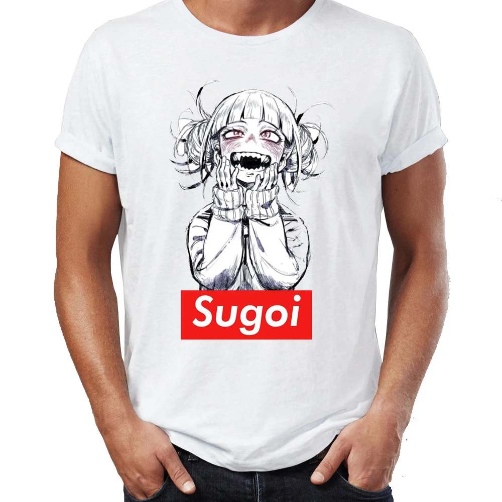 Мужская футболка Sugoi химико Boku без мой герой вычурные Awesome из модифицированного