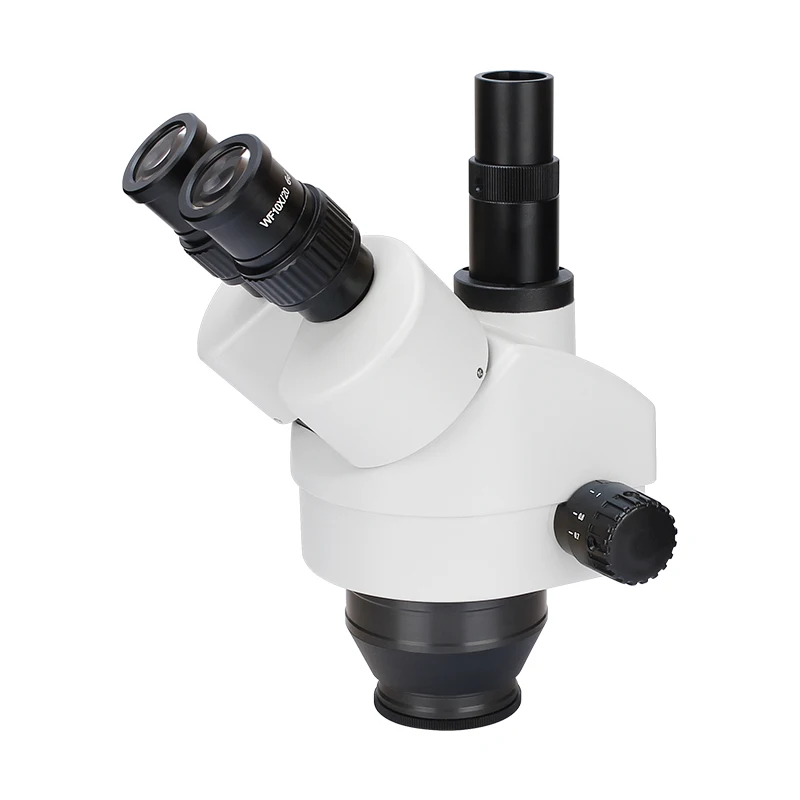 AOMEKIE 7X-90X Simul-Focal Тринокулярный зум стерео микроскоп головка WF10X/20 SZM2X WD30 Miciroscopio аксессуары