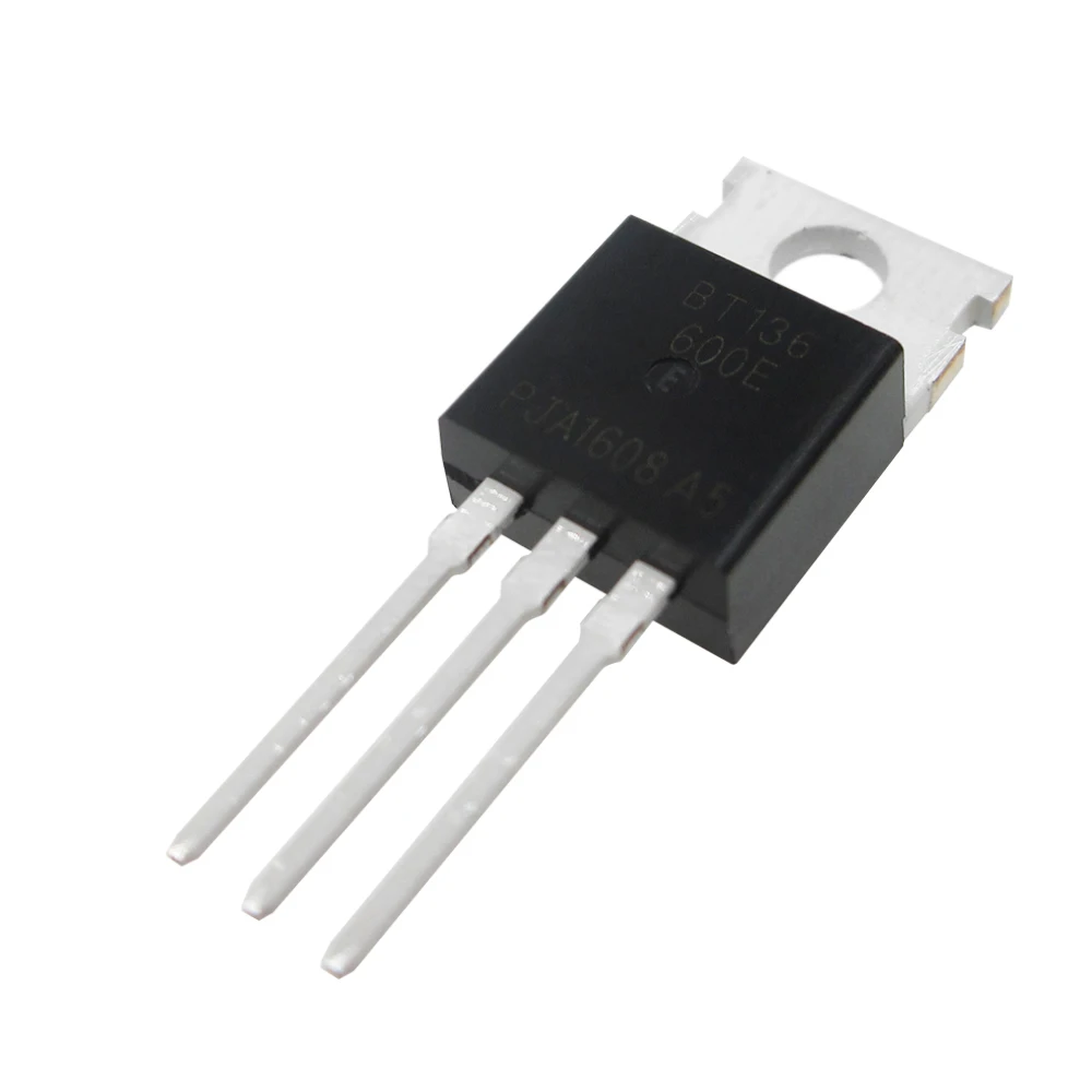 

100PCS BT136-600E TO-220 Новый BT136 управляемый двунаправленный управляемый 4A/600V