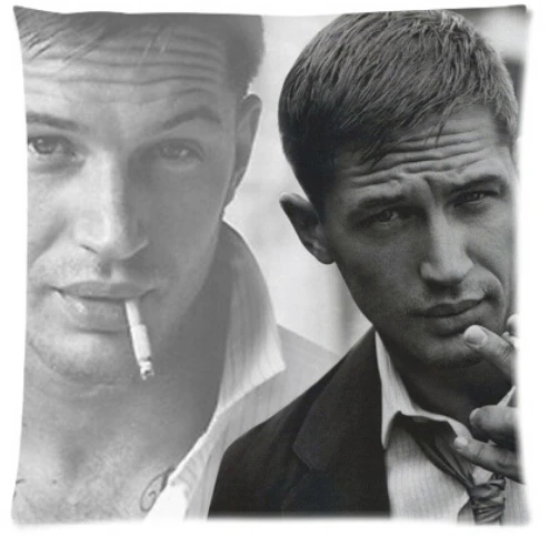 На заказ Том Харди модный стиль глянцевый на молнии мягкий один наволочка Мини