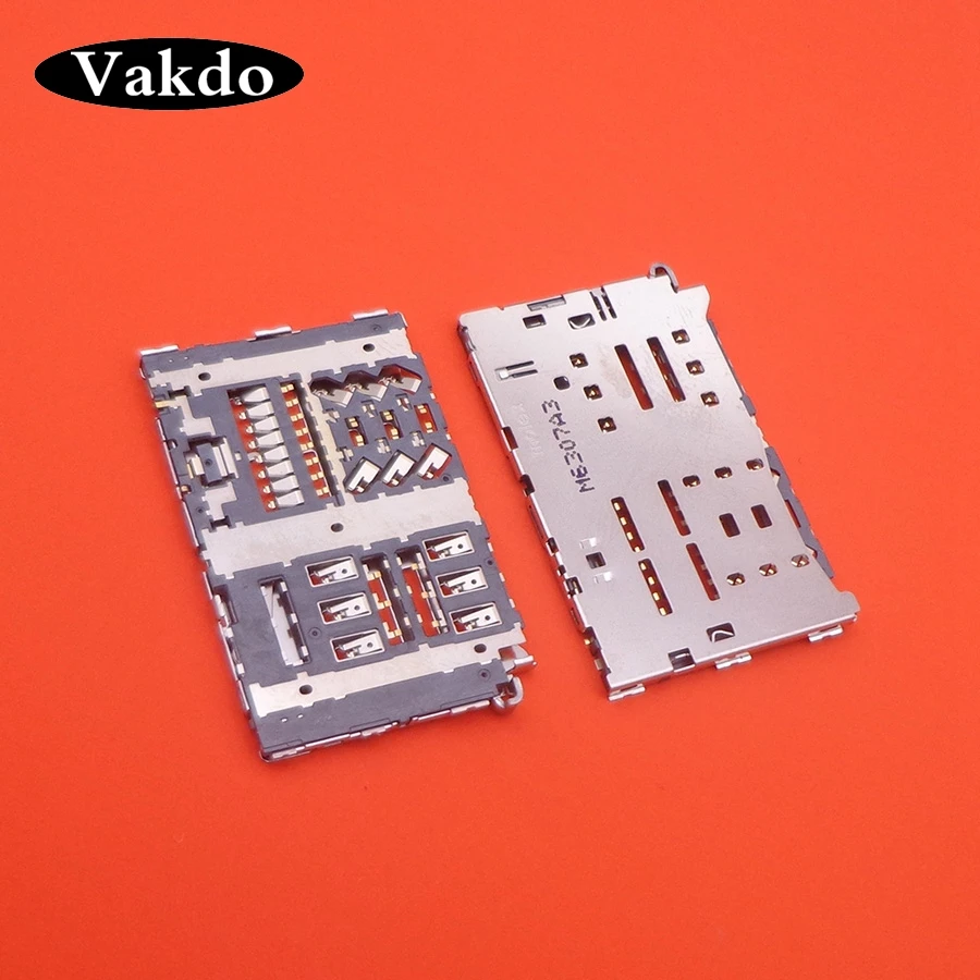 

20pcs/lot New SIM card reader socket connector module slot for LG G6 H870 H870DS LS993 VS988 H872 socket
