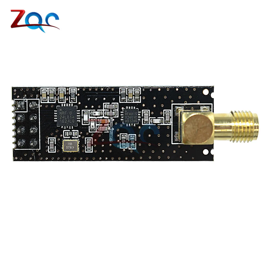 Беспроводной приемопередатчик 2 4G NRF24L01 + PA LNA SMA модуль микроконтроллера для