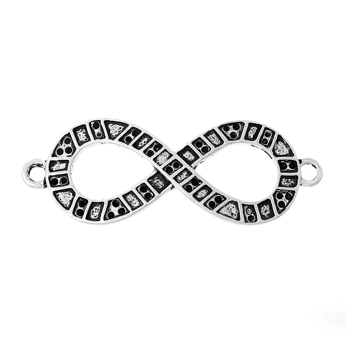 DoreenBeads разъемы из цинкового сплава инкрустированные лицевые панели античного