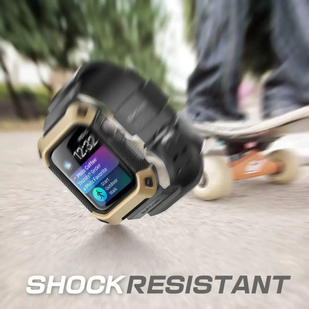 UEBN спортивный ремешок для часов apple watch 4 Чехол наручных iwatch 44 мм 40 correa в едином