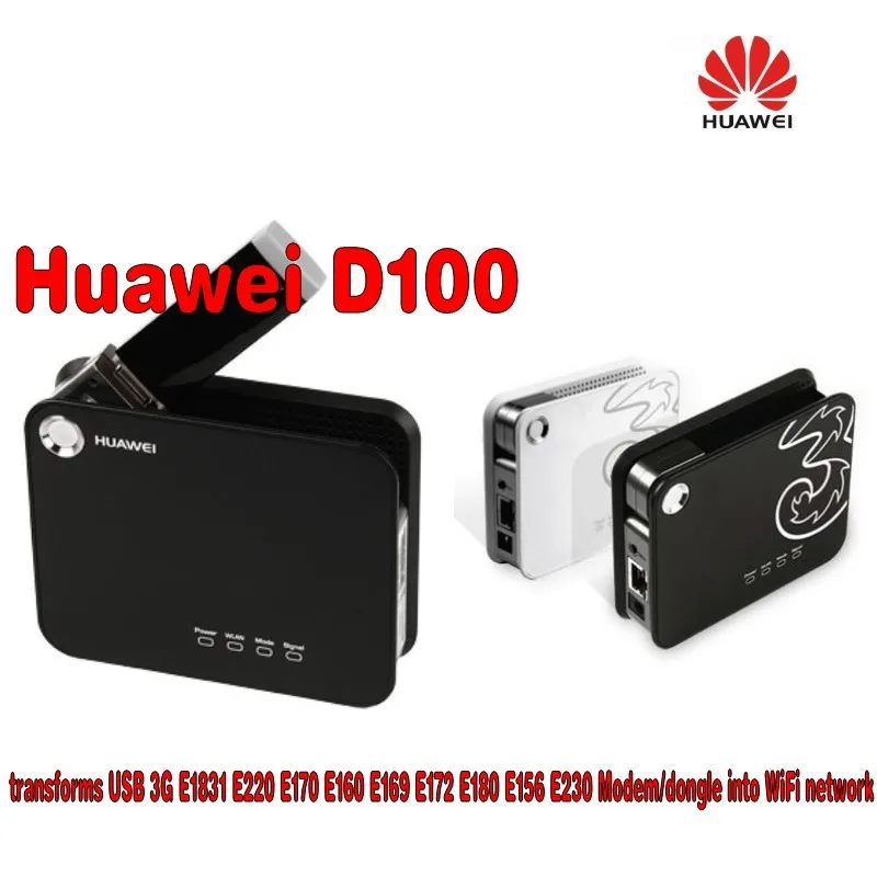 Huawei Unlocked D100 3G WIFI Portable Broadband Wireless Gateway Router