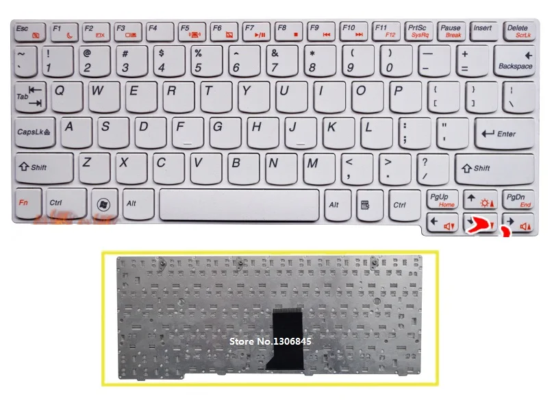 

Новая белая клавиатура SSEA для ноутбука Lenovo U160 U165 S200 S205