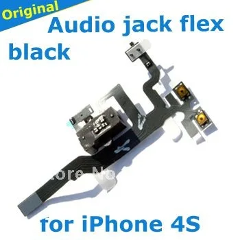 Для iphone 4s разъем для наушников аудио гибкий черный|jack flex|jack menjack iron |