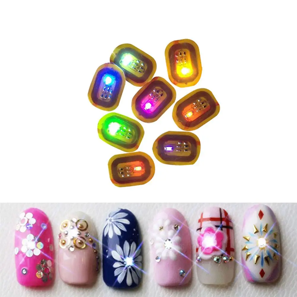 Hobbyline NFC наклейки для маникюра DIY наклейки для женщин NFC наклейки для маникюра телефон светодиодный светильник вспышки вечерние наклейки для ногтей инструменты для ногтей