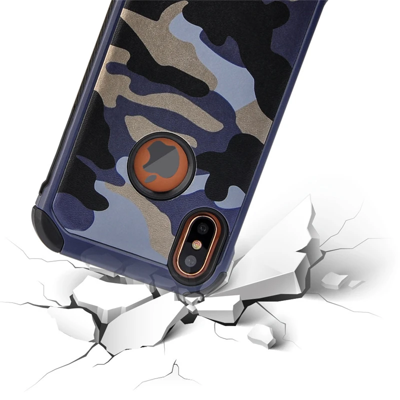 Камуфляжный чехол для iPhone 12 Pro Max 11 XS XR X мягкая силиконовая Противоударная задняя