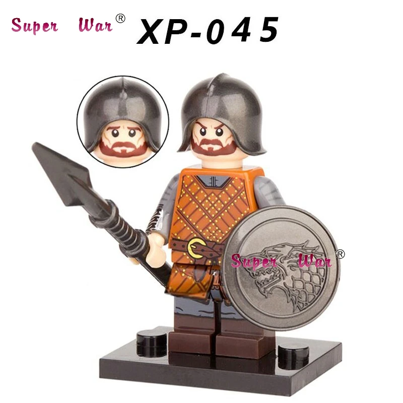 XP045 1 шт. модель строительные блоки экшн Супергерои Эддард Старк Игра престолов собранные diy игрушки для детей подарок - Цвет: XP045