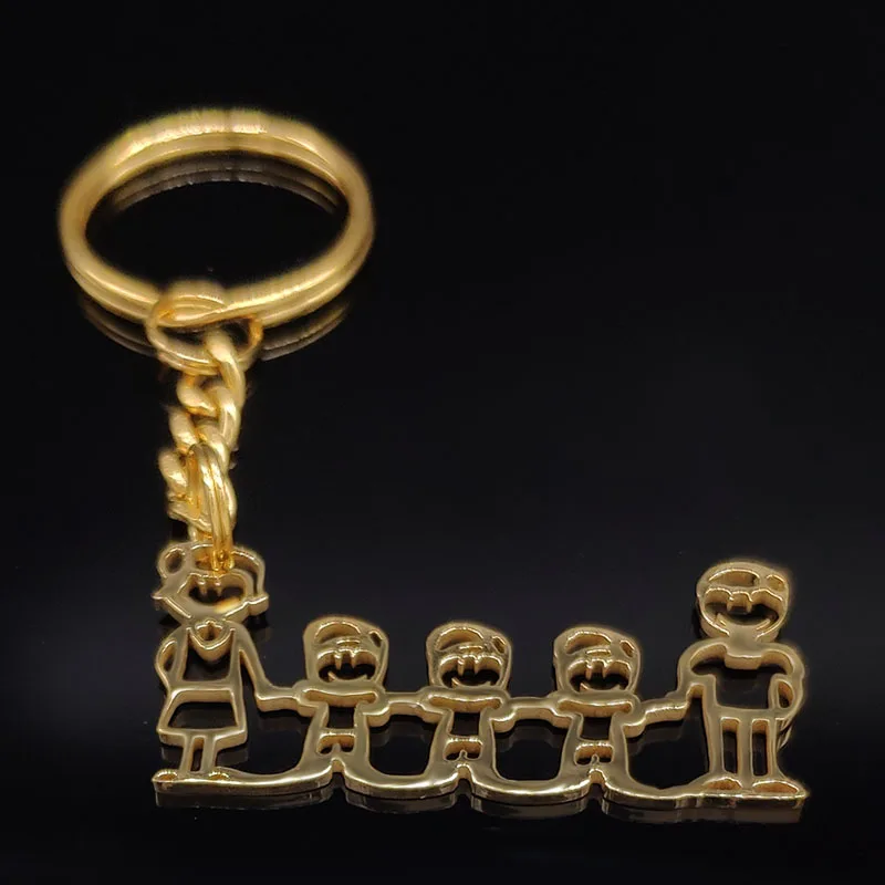 2021 модные шармы для кошелька из нержавеющей стали всей семьи трех мальчиков