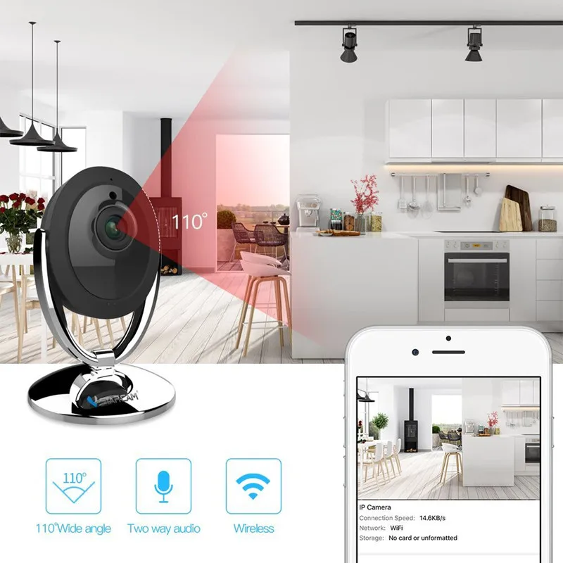 VStarcam C93 Wi-Fi IP Камера 720 P Ночное видение 2-способ аудио Беспроводной движения