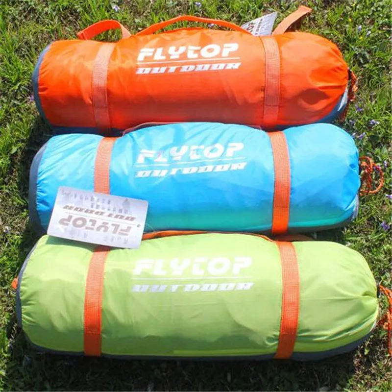 Качественная палатка Flytop: двуслойная 2 х местная всесезонная с алюминиевыми