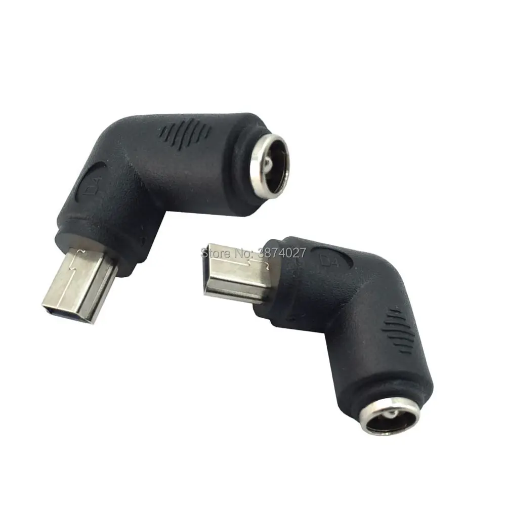 DC 55*21 разъем для mini usb 90 градусов адаптер питания Бесплатная доставка|Кабели VGA| |