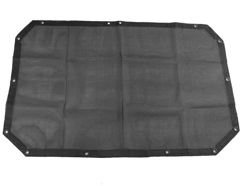 Новый сетчатый солнцезащитный козырек с УФ защитой черный для Jeep Wrangler JK JKU и Unlimited