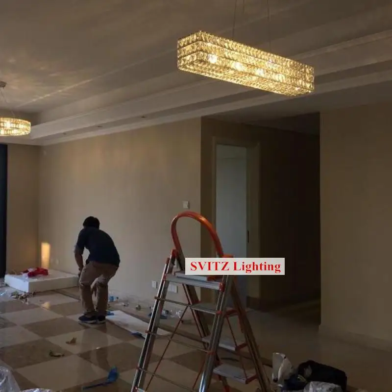 Новая хрустальная люстра оригинального дизайна креативная художественная декоративная осветительная установка для гостиной и столовой роскошные люстры на светодиодной лампе