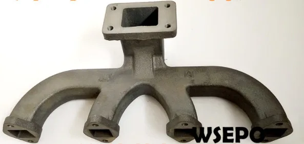 OEM Quality! Exhaust Manifold Pipe Turbo Type fits for Weichai K4100/4102 Water Cooled Diesel Engine,30KW Generator Parts