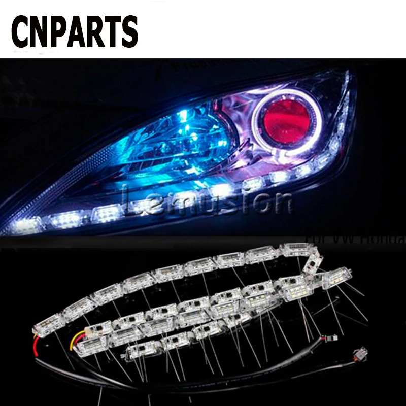Дневные ходовые огни CNPARTS 2 шт. дневные поворосветодиодный светодиодные для Renault