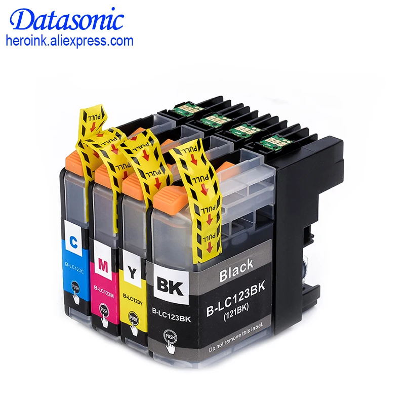 Совместимый чернильный картридж 4PK LC123 с чипом|ink cartridge|compatible ink cartridgecompatible cartridges |