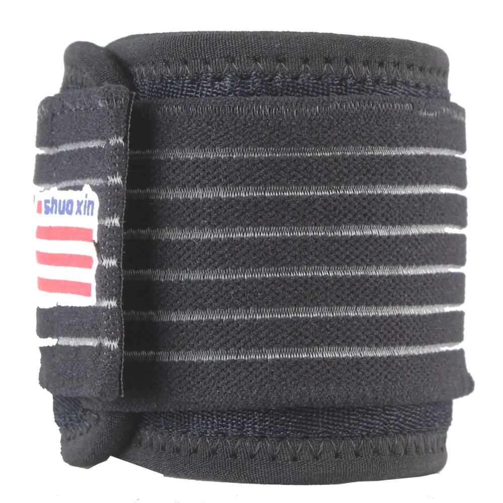 Классический спортивный эластичный бандаж для запястья черный | Спорт и