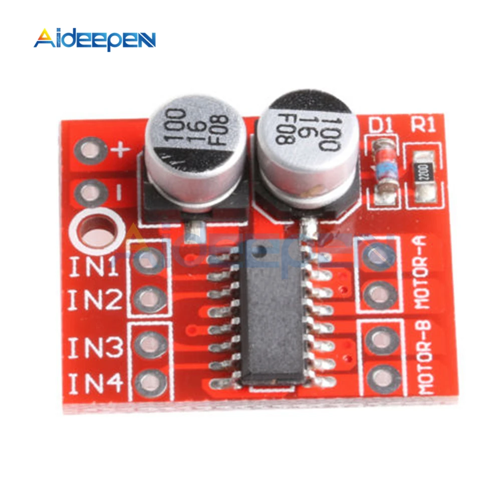 2Pcs L298N DC Motor Drive Module 1.5A 2 Way Reversing PWM Speed Dual H Bridge Stepper Mini Victory | Обустройство дома