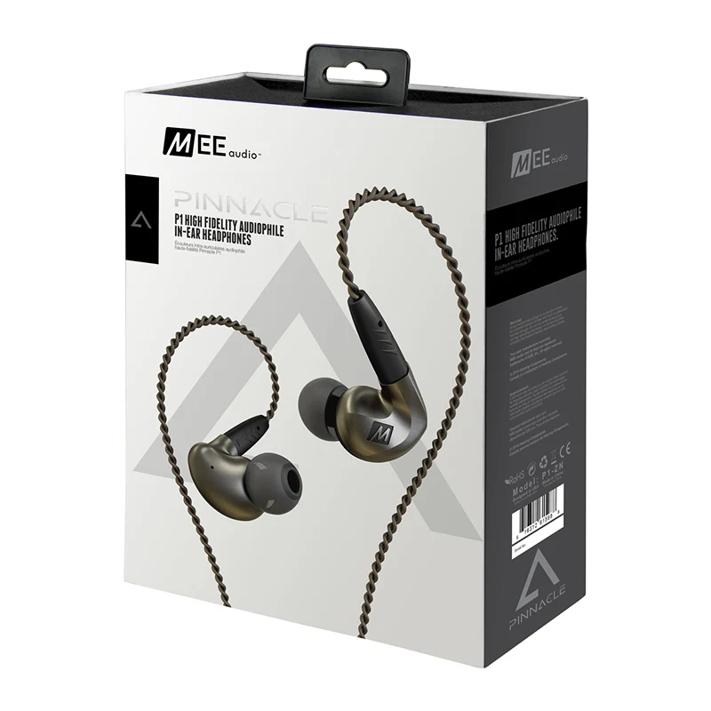Mee аудио meelectronics pinnacle P1 P2 Audiophile бас HiFi DJ Studio Monitor Музыка наушники-вкладыши/съемный