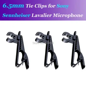 3 шт. 6,5 мм запасной зажим для микрофона Sennheiser ME2 Sony V1 D11 петличный микрофон с отворотом