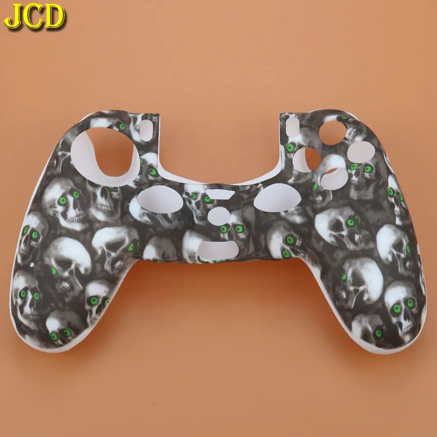 JCD 1 шт цветной Противоскользящий силиконовый резиновый чехол для PS4 Dualshock 4 Pro тонкий контроллер силиконовый чехол для PS4 Pro - Цвет: P
