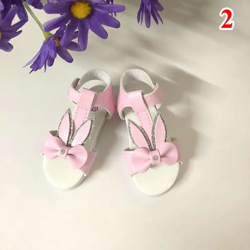 2 Кукольная обувь мини модные кожаные сандалии обувь для девочек 1/3 Bjd куклы детские игрушки Аксессуары для Bjd куклы - Цвет: 2