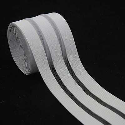 5017 white 5cm Резинка 50 мм черно-белая эластичная лента черно-белая кружевная сетчатая одежда платье для девочек Женская одежда для шитья ручная работа 1 м - Цвет: 5017 white 5cm