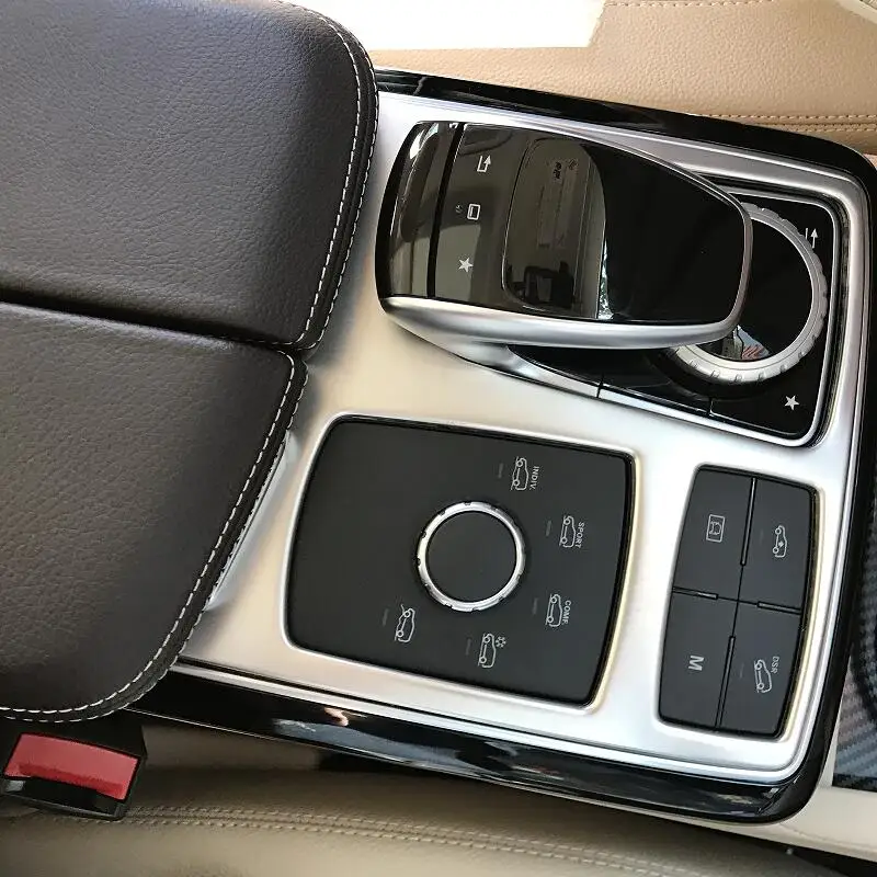 

1Piece Car Styling Vehicle Interior Stickers Interior Control Panel Center Console Cover For Mercedes Benz GLE ML W166 GL GLS