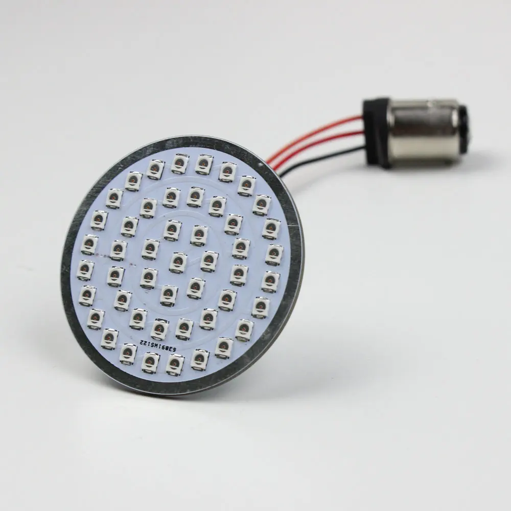 Красный светодиод указатель поворота Runing Light insert Bullet 1157 FL FX XL дымчатый объектив